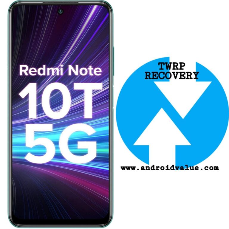 How to Install TWRP Recovery on Redmi Note 10T 5G