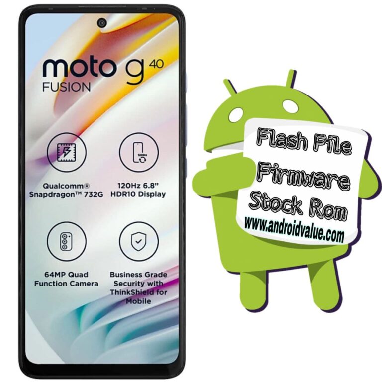 Download Moto G40 Fusion XT-2147 Firmware
