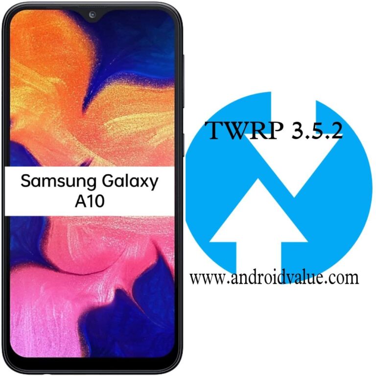 Install TWRP Recovery on Samsung Galaxy A10