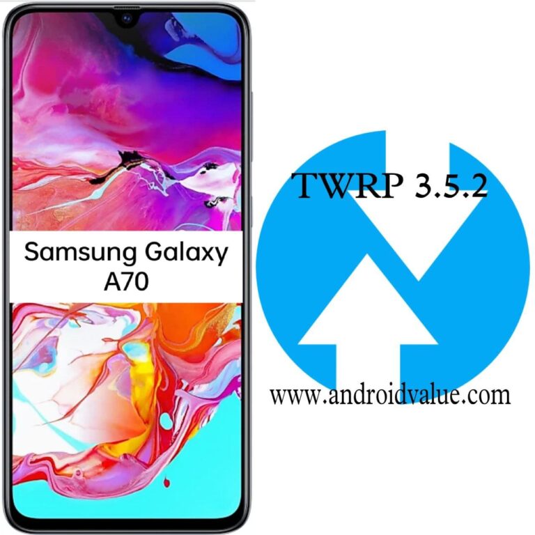 Install TWRP Recovery on Samsung Galaxy A70